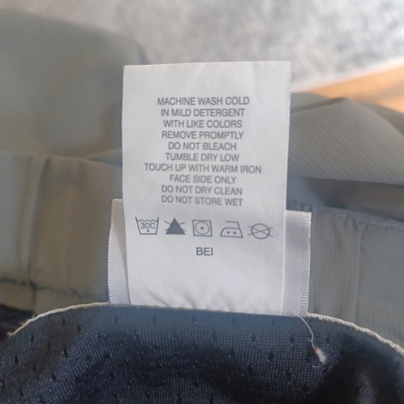 Columbia Gray Cargo Pants Mens Large 35x32 Outdoor Hiking Mesh Lining Light - Picture 14 of 15